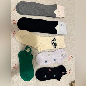 Assorted Colorful cat dog cute socks